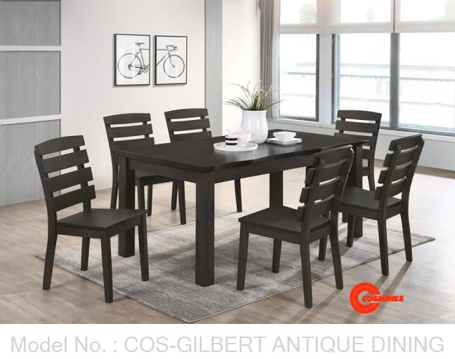 COS-GILBERT ANTIQUE DINING SET